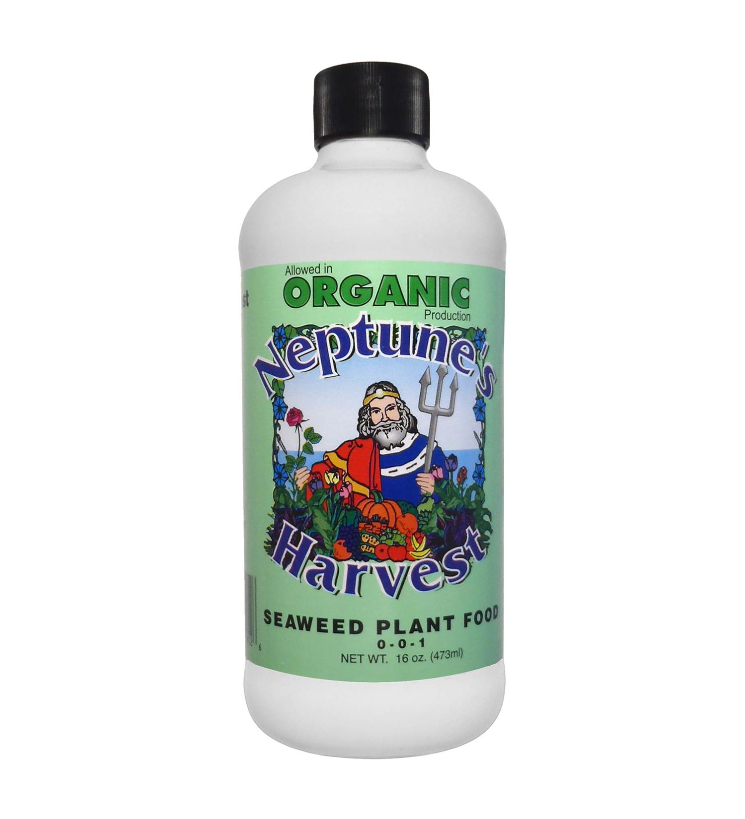 Neptune's Harvest Seaweed Fertilizer 0-0-1, 16 Ounce 18 Ounce