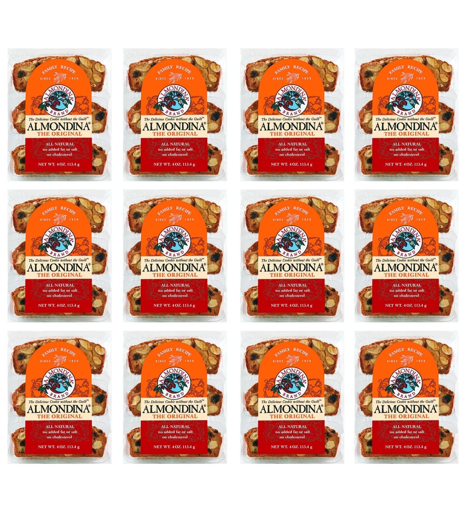 Almondina Original Almond Biscuits - 4 oz (113 g) â€“ Healthy Snack Option - Buy Online on GoSupps.com