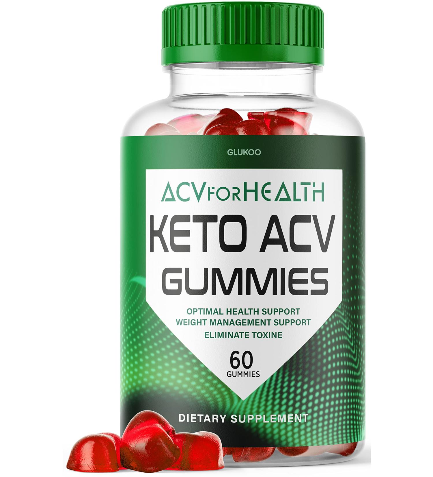 ACVForHealth Keto Gummies - Apple Cider Vinegar Gummies for Healthy Weight Loss - 30 Day Supply - Buy Online on GoSupps.com