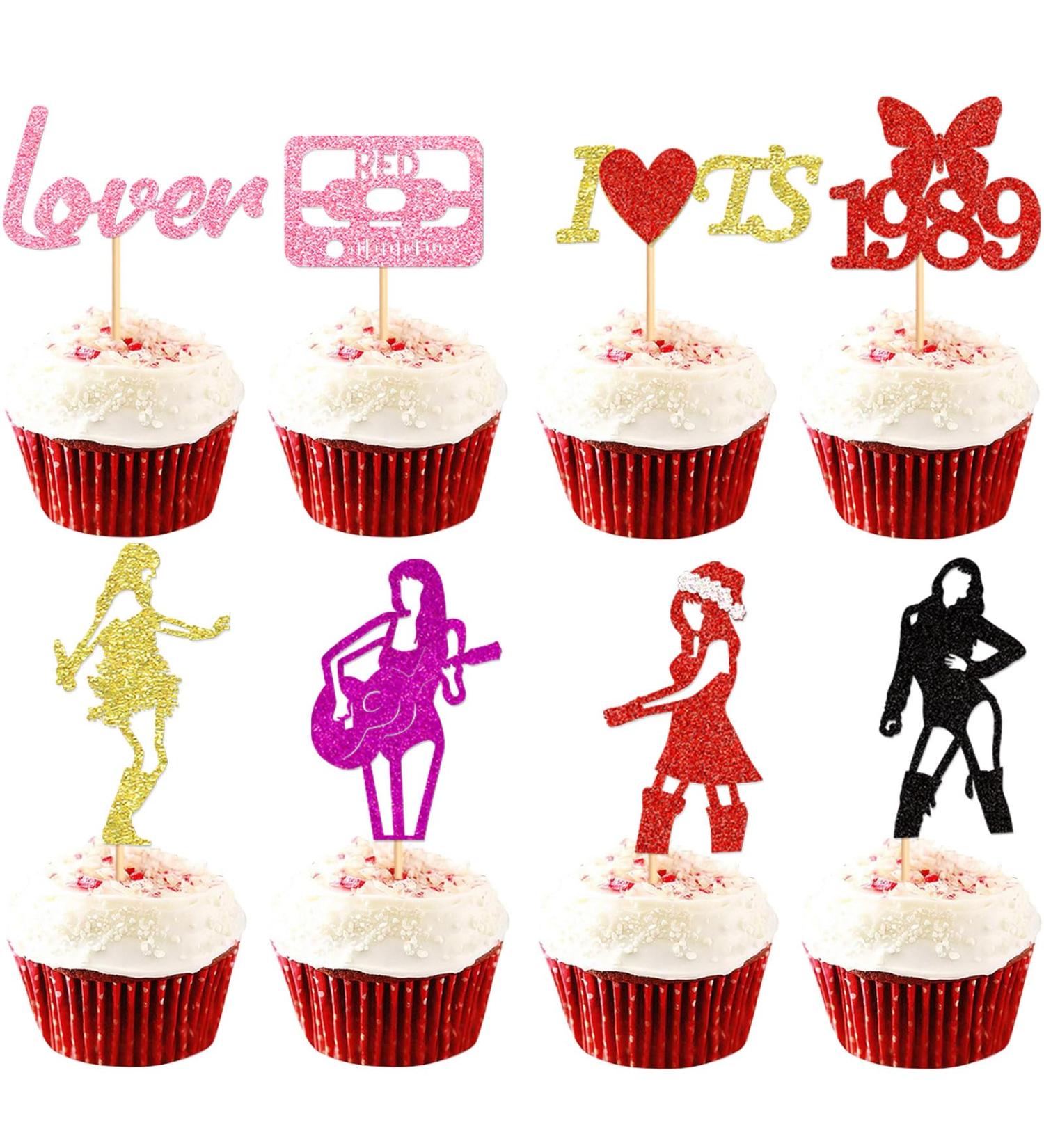 Keaziu 32PCS Music Singer Cupcake Toppers Popular Singer Cupcake Picks for Dance and I Love TS Legend Since 1989 Theme Party Birthday Party Decoration Supplies for Boys and Girls Singer 32 - Buy Online on GoSupps.com