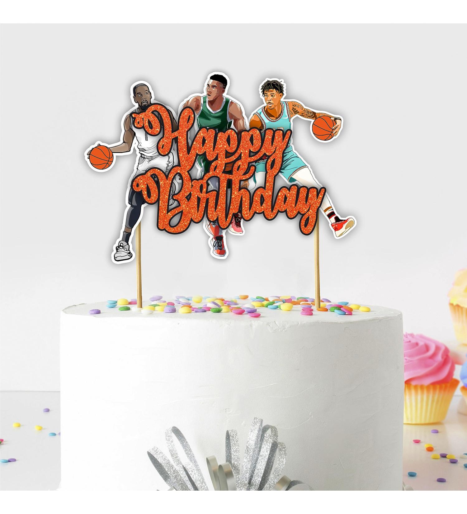 Seyal Basketball Happy Birthday Cake Topper - Buy Online on GoSupps.com
