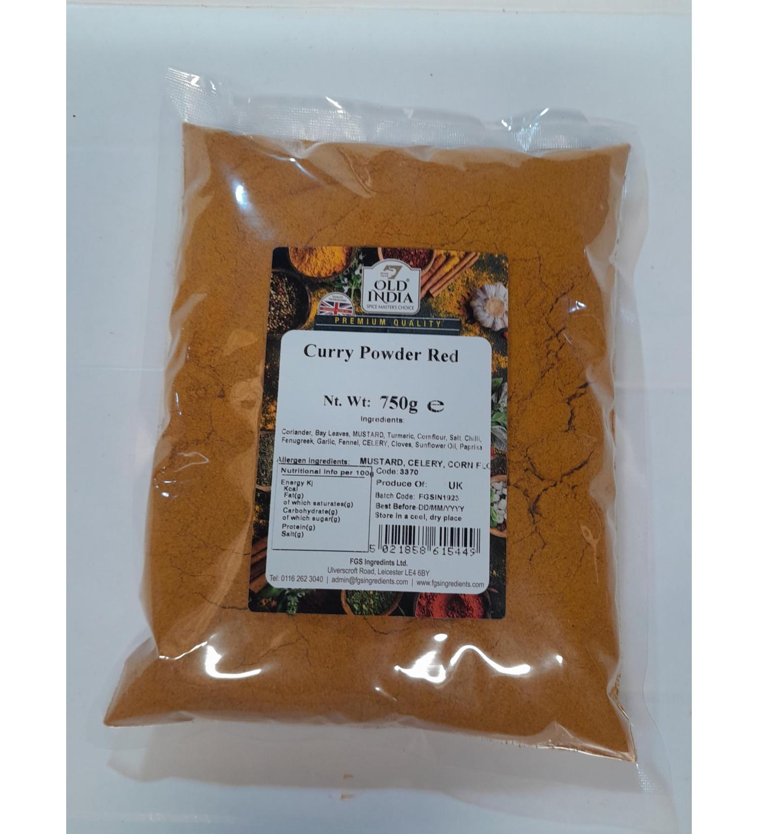 Old India Curry Powder Red 750g