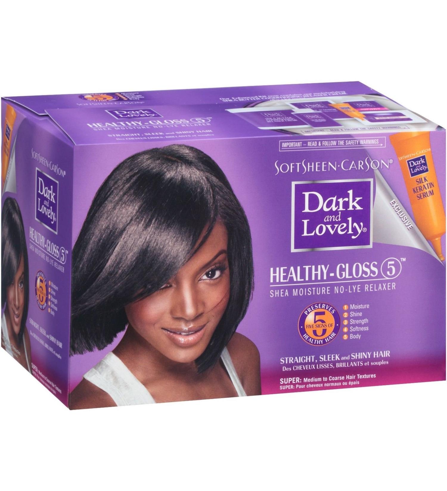 Healthy Gloss 5 Shea Moisture Relaxer Kit - Super Hair Color Women by Dark And Lovely
