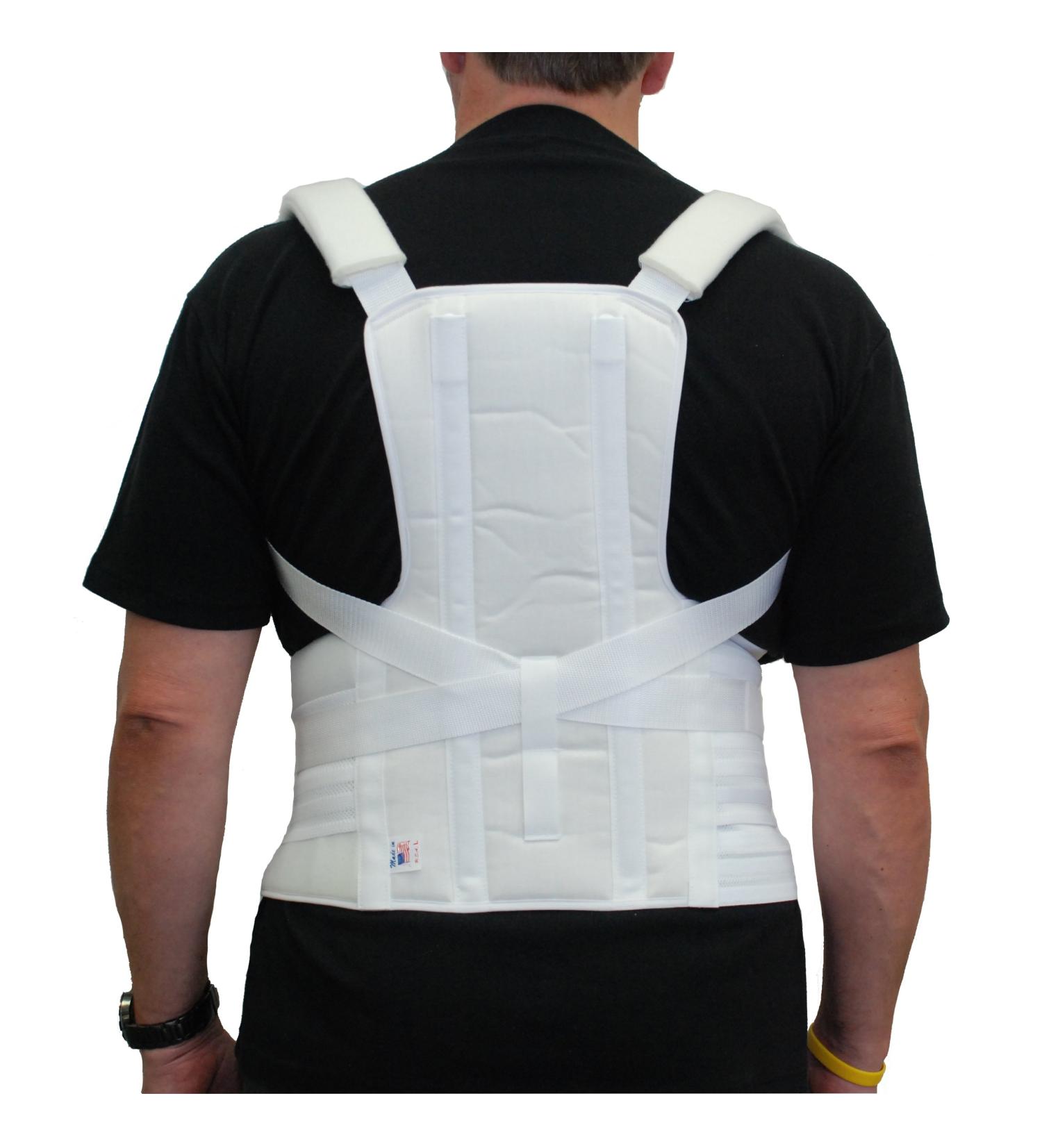 ITA-MED TLSO Thoracic Lumbo Sacral Orthosis - Posture Corrector for Adults | Medium Support XX-Large | International Shipping Available - Buy Online on GoSupps.com