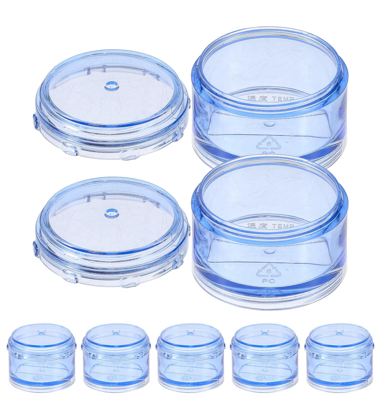 Portable 7 Day Stackable Pill Case Tower - SUPVOX Travel Pill Box (Blue) | International Shipping Available - Buy Online on GoSupps.com