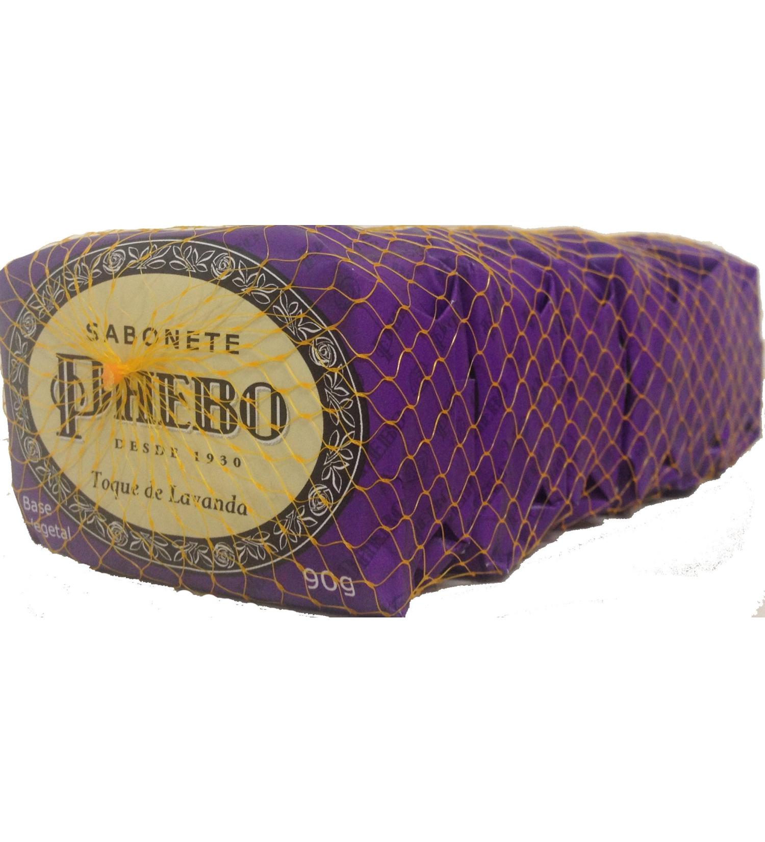 Linha Tradicional Phebo - Sabonetes em Barra de Glicerina Toque de Lavanda (6 x 90 Gr) - (Phebo Classic Collection - Glycerin Bar Soaps Lavender Touch (6 x3.2 Net Oz))