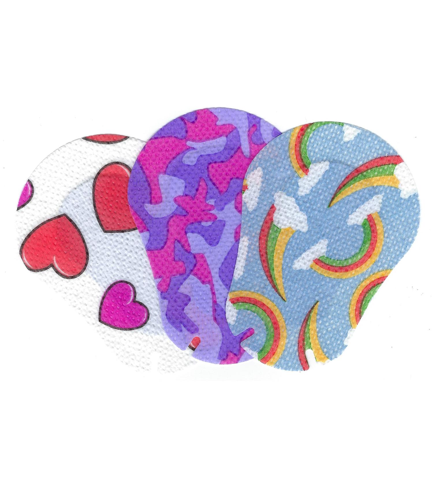 Buy MYI Eye Patches (30 Count) - Regular Size Girl Camo Hearts Rainbows - International Shipping Available - Buy Online on GoSupps.com