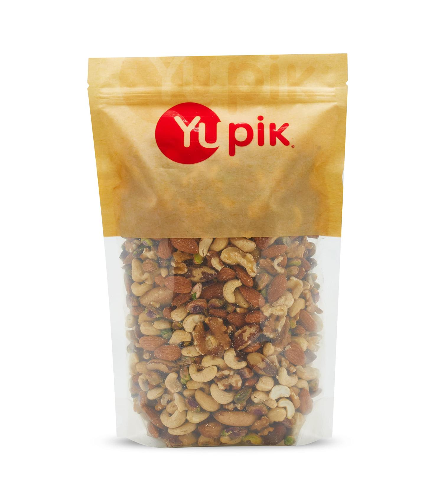 Yupik Raw Mix Nuts Almonds Walnuts Brazil Nuts Pistachios & Cashews 1Kg 1 kg (Pack of 1) - Buy Online on GoSupps.com
