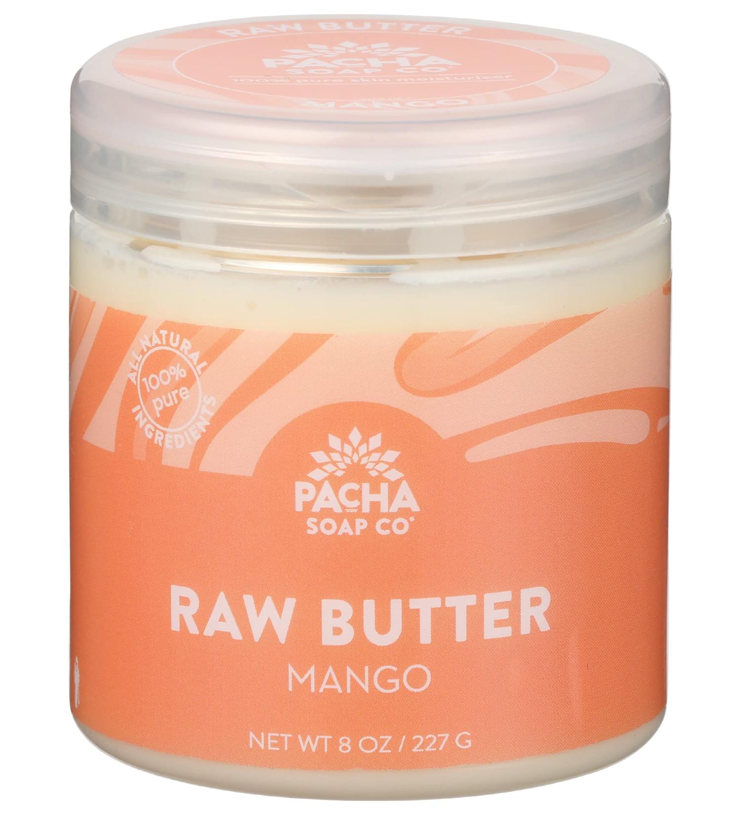 PACHA SOAP Mango Raw Butter 8 OZ | Natural Moisturizer | International Shipping Available - Buy Online on GoSupps.com