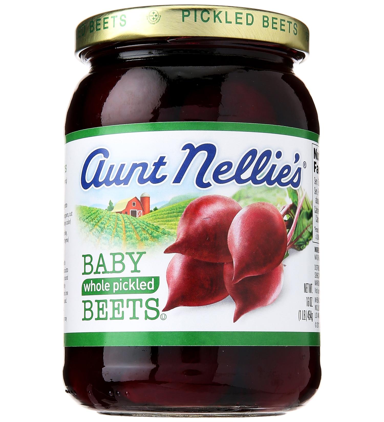 Aunt Nellie's Whole Pickled Beets 16 oz - Delicious Pickled Beets for Sale - Buy Online on GoSupps.com