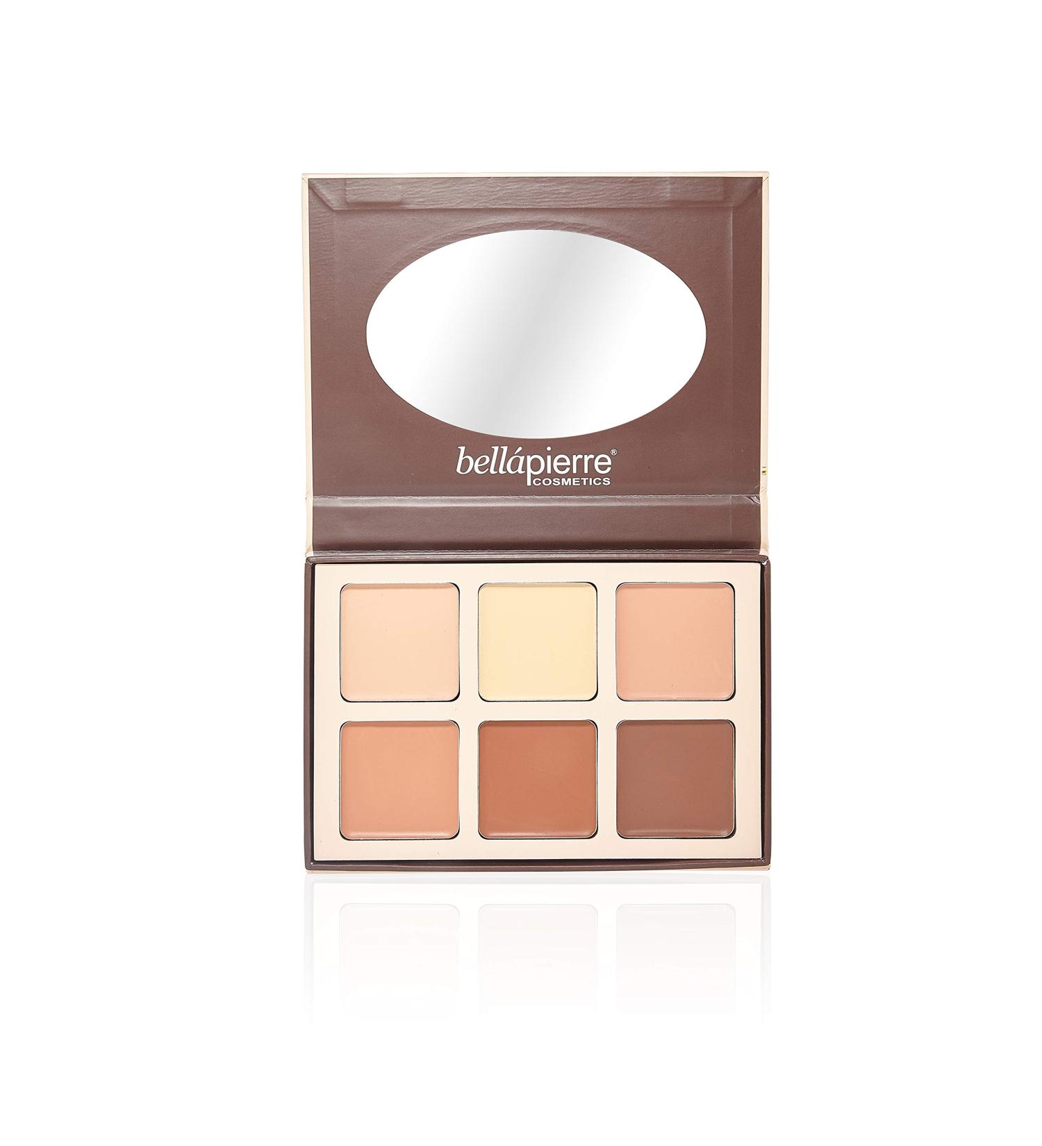 Bellapierre Contour & Highlighter Cream Makeup Palette | 6 Shades for All Skin Tones | Non-Toxic, Paraben-Free, Vegan & Cruelty-Free | Natural Glow - Buy Online on GoSupps.com