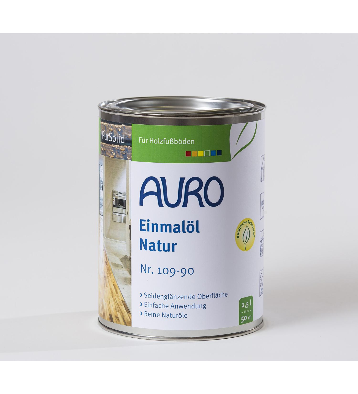 AURO One-time Oil PurSolid Natural No. 109-90 2.50 liters