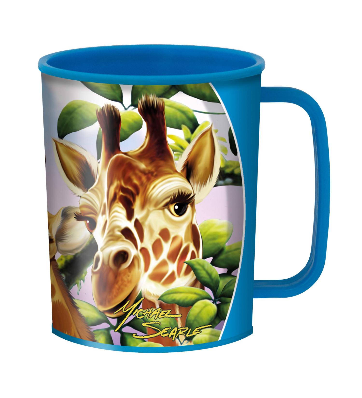 3D Giraffe Traffic Drinking Cup by Deluxebase - Safari Kids Cup with 10fl oz Capacity and Michael Searle Artwork - Buy Online on GoSupps.com
