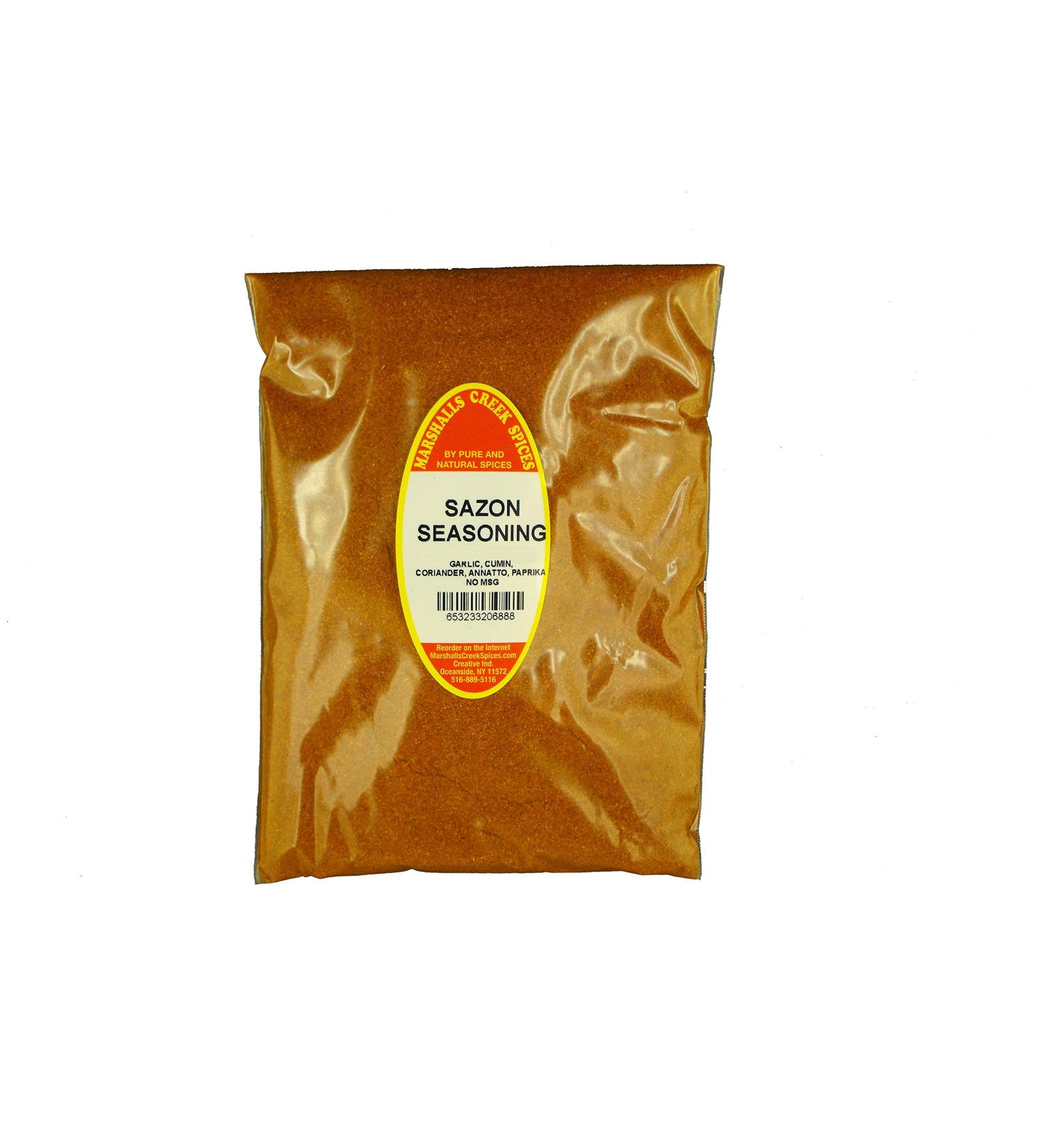Marshalls Creek Spices Marshalls Creek Kosher Spices Sazon Seasoning No Salt with Annato Refill 11 Oz 11 Ounces Garlic 11 ounces (Pack of 1)