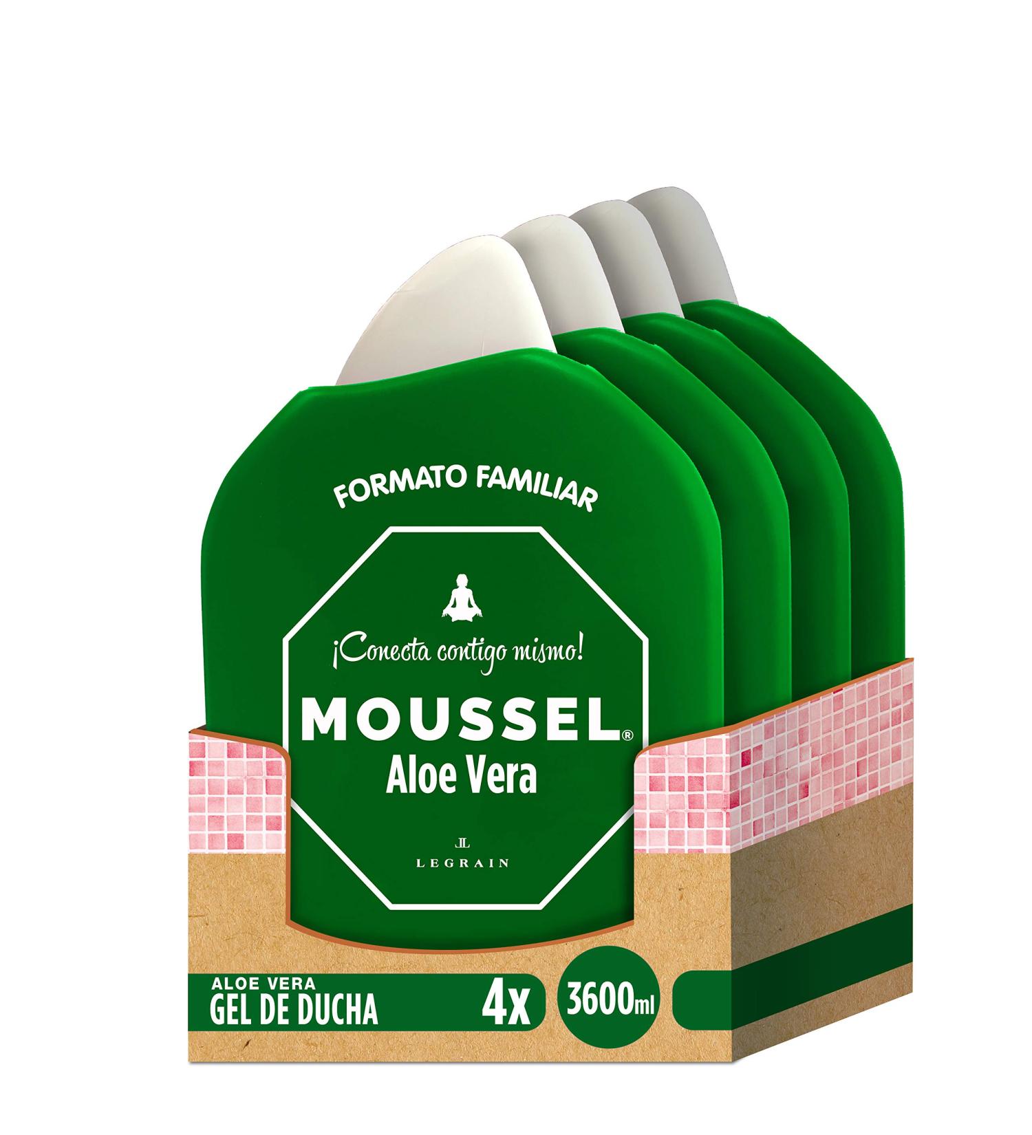  MOUSSEL Moussel Purifying Shower Gel with Aloe Vera Family Size 900 ml Pack of 4 - Buy Online on GoSupps.com