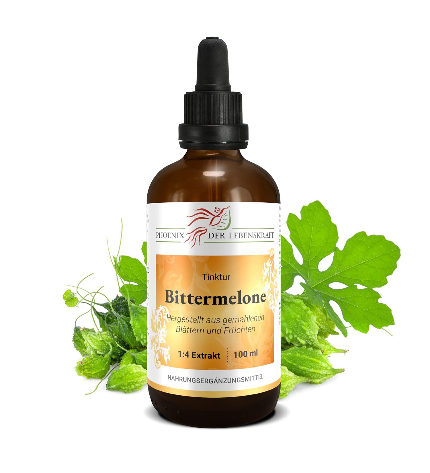 Bittermelon Tincture 100ml | Premium Momordica Charantia Drops | Vegan Dietary Supplement from Austria | No Additives - Buy Online on GoSupps.com