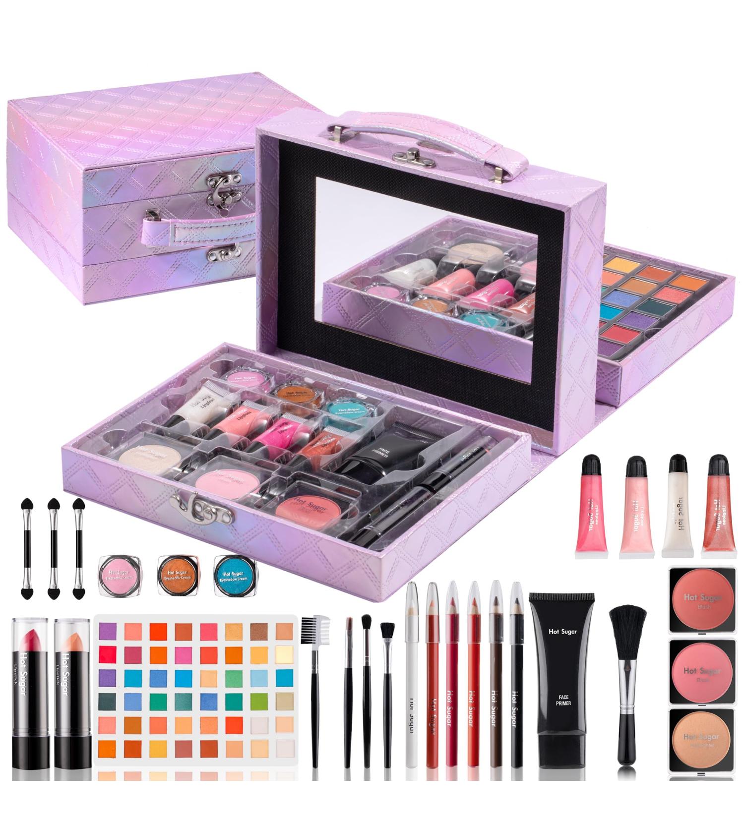 Hot Sugar Makeup Kit - All-in-One Gift Set for Preteen Girls & Teens | Perfect Birthday & Christmas Makeup for Ages 10-18 - Buy Online on GoSupps.com