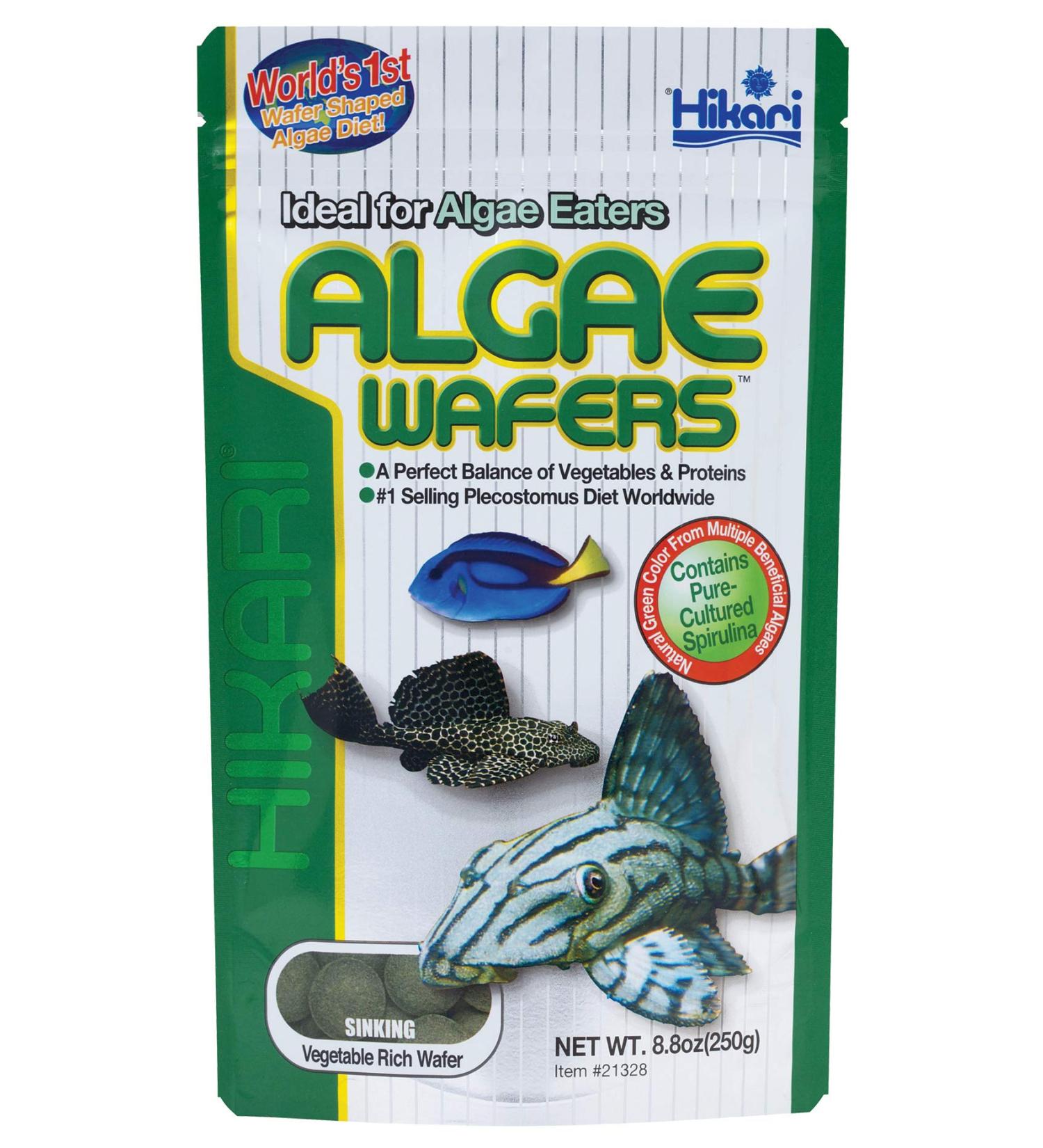 Hikari USA Inc AHK21328 Tropical Algae Wafer 8.8-Ounce - Premium Quality Fish Food for Algae-Eating Fish - Buy Online on GoSupps.com