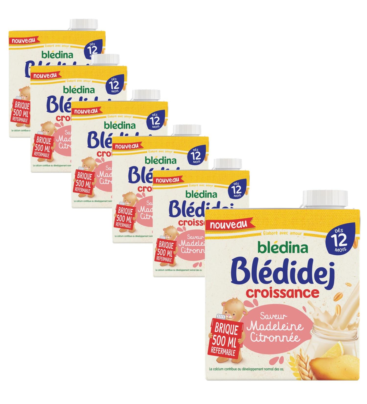 Bl dina Bl didej - C r ales b b Lact es Madeleine Citronn - D s 12 Mois - 6 briques de 500mL Grand - Buy Online on GoSupps.com
