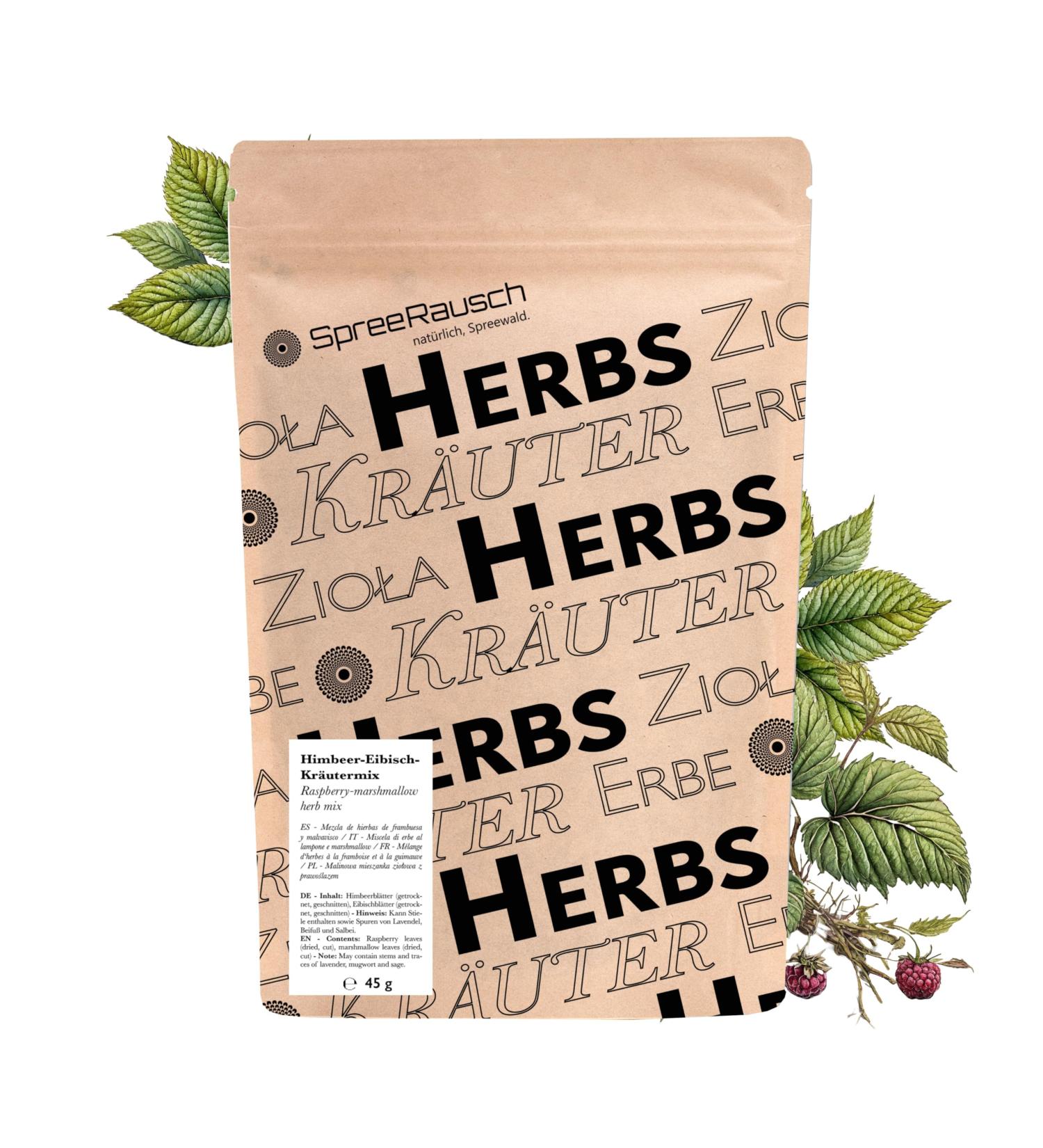 Raspberry Meets Marshmallow #420 Blend by SpreeRausch Your Original Herb Mix Raspberry Leaves Marshmallow Leaves - Buy Online on GoSupps.com