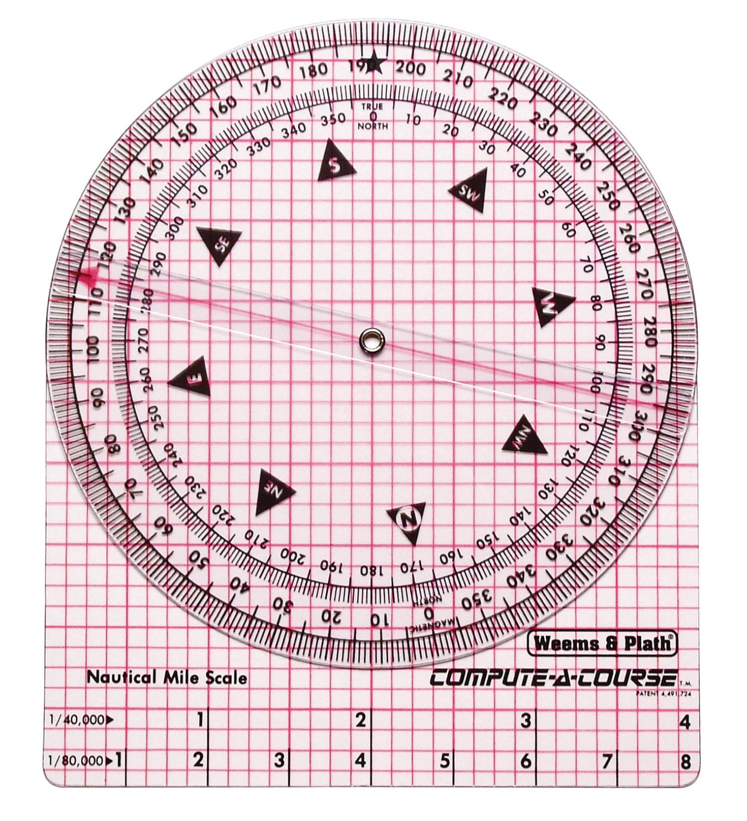 Weems & Plath Marine Navigation Compute-A-Course Multi-Purpose Plotting Tool