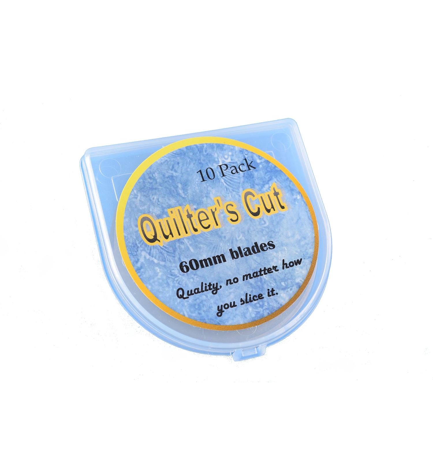 Quilter's Cut 60mm Rotary Blades 10 Pack - Compatible with Olfa, Fiskars, Martelli & Truecut - Buy Online on GoSupps.com