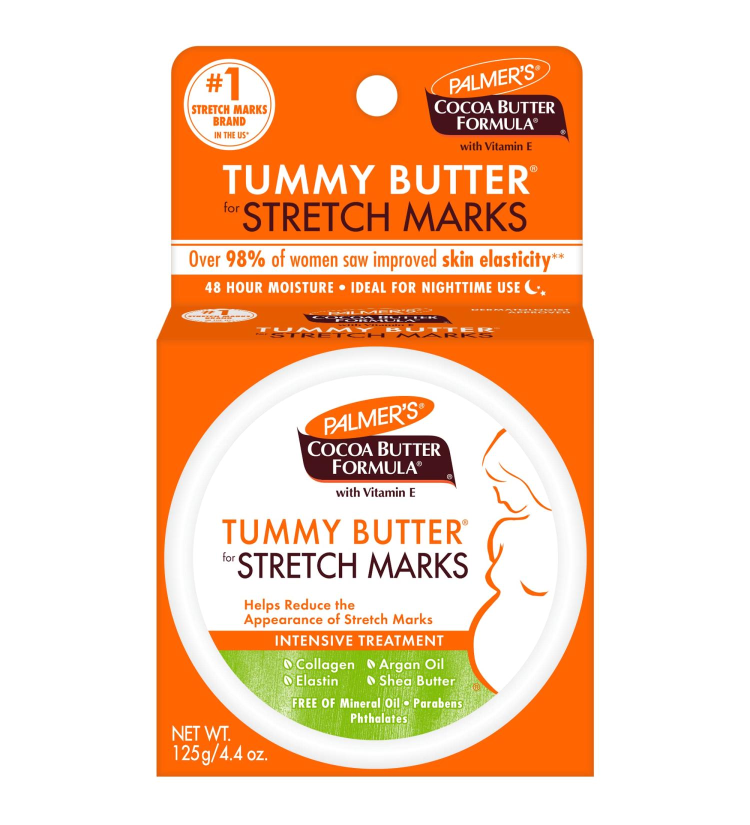 Palmer's Cocoa Butter Tummy Butter Balm for Stretch Marks & Pregnancy Skin Care - 4.4 Ounce (Pack of 3) - Buy Online on GoSupps.com