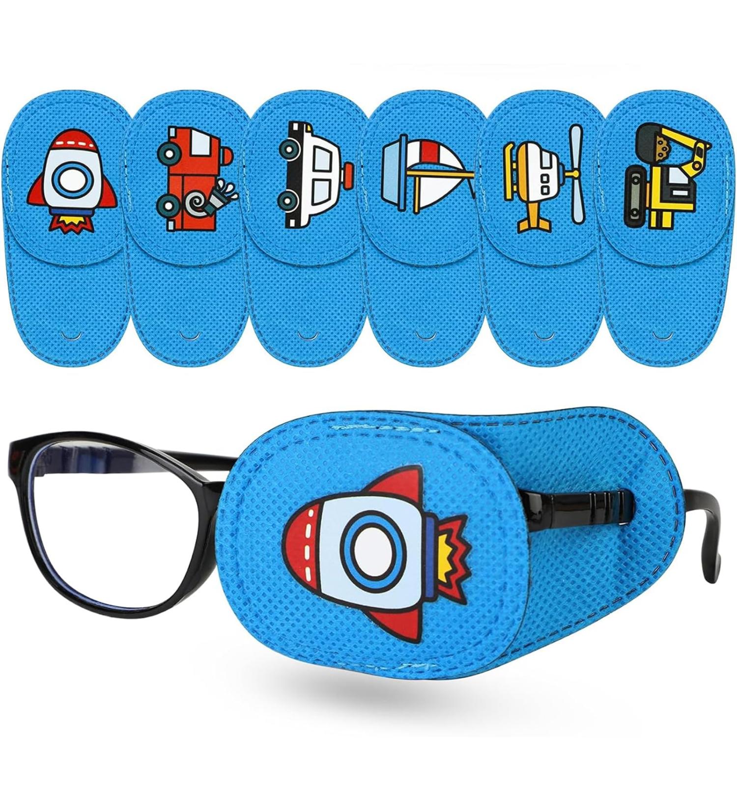 Amblyopia Eye Patches Lazy Reusable Amblyopia Correction Orthopedic Eye Patch for Squint Lens Left Eye Patches Nonwoven Fabric Eye Patches 6 Pieces - Buy Online on GoSupps.com