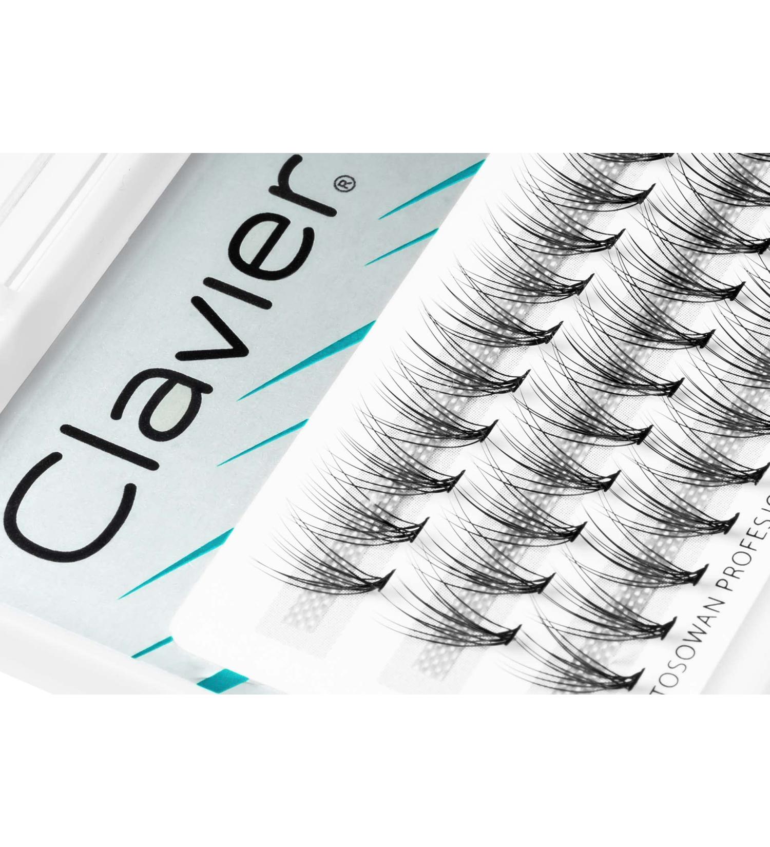 Shop B-Curl Clavier Artificial Eyelashes in Tufts | 10 Lashes per Tuft | Multi-Dimensional Effect | Lengths 6-14 mm - Buy Online on GoSupps.com