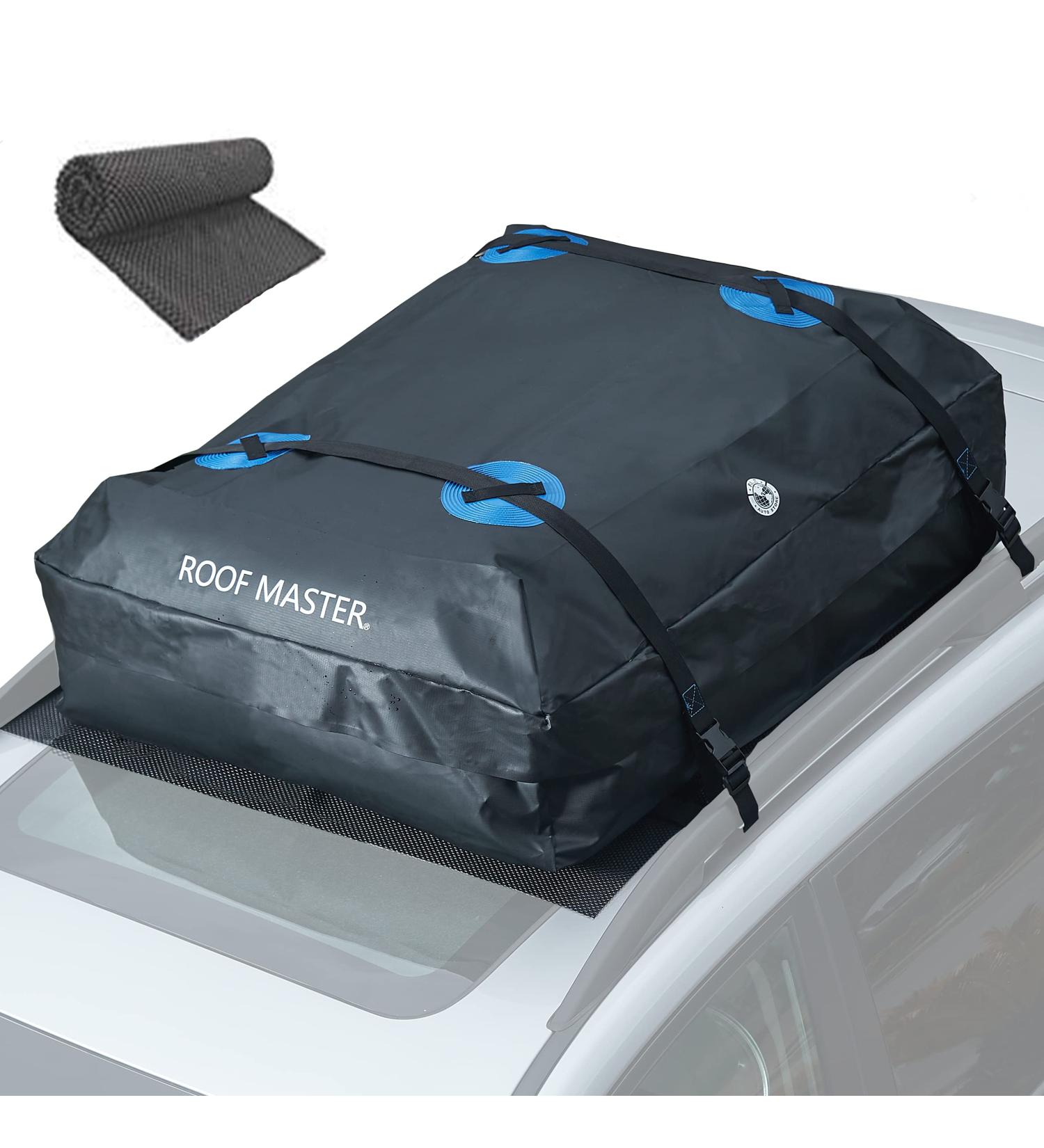Waterproof Rooftop Cargo Carrier- 16 Cubic Ft. Storage Bag with Protective Mat for All Cars, With or Without Roof Racks - PI Store - Buy Online on GoSupps.com