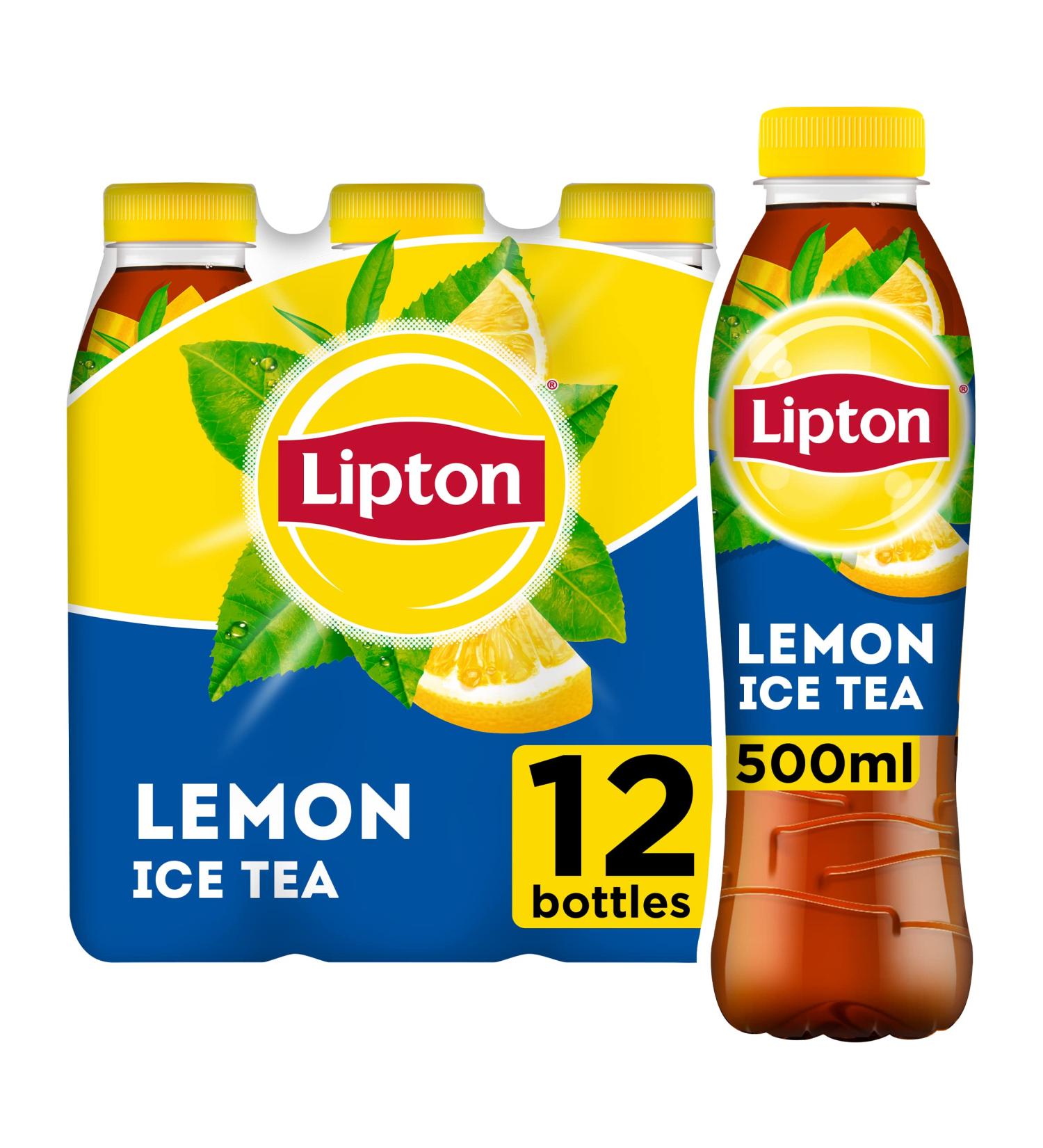  Lipton Lipton 12 x 500ml Iced Tea & Lemon Soft Drinks - Buy Online on GoSupps.com