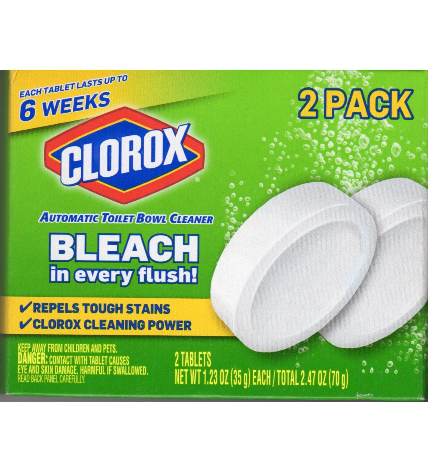 Clorox Automatic Toilet Bowl Cleaner Tablets (2-Pack) 2 Count (Pack of 1)