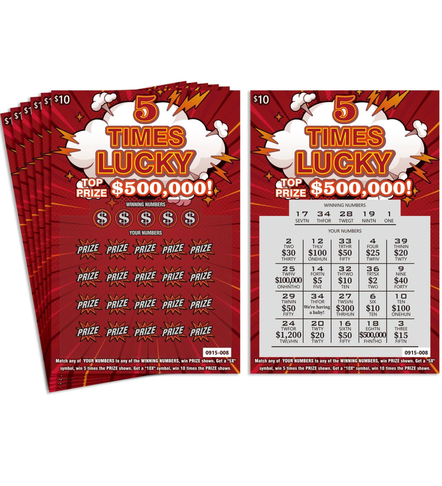 6 Pregnancy Announcement Scratch Off Cards - Surprise Reveal Ideas for Parents & Grandparents - Fun Baby Announcement with Fake Lottery Tickets - Buy Online on GoSupps.com