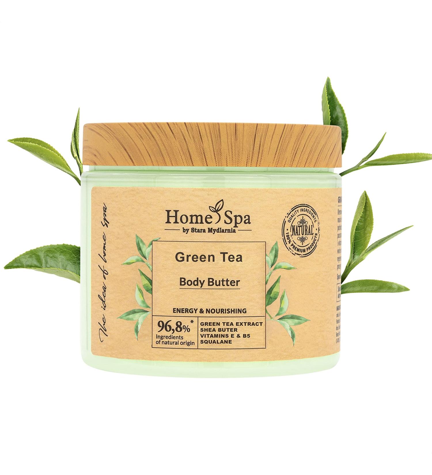 Stara Mydlarnia Body Butter Green Tea 200mL Natural 96.8% - Moisturizing Body Care Naturally Tailored to Your Skin Nourishing Body Care Perfect for Skin (Green Tea) - Buy Online on GoSupps.com