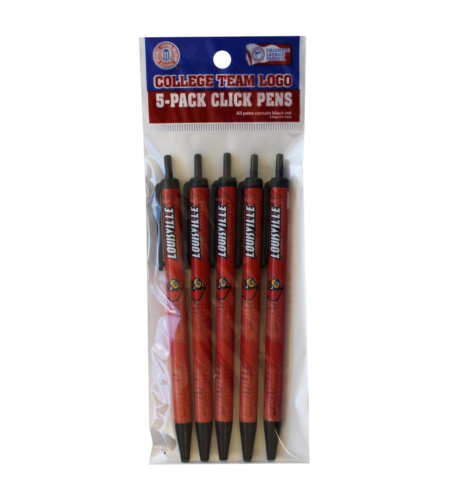 Pro Specialties Group Louisville Cardinals Pen 5pk - 2L