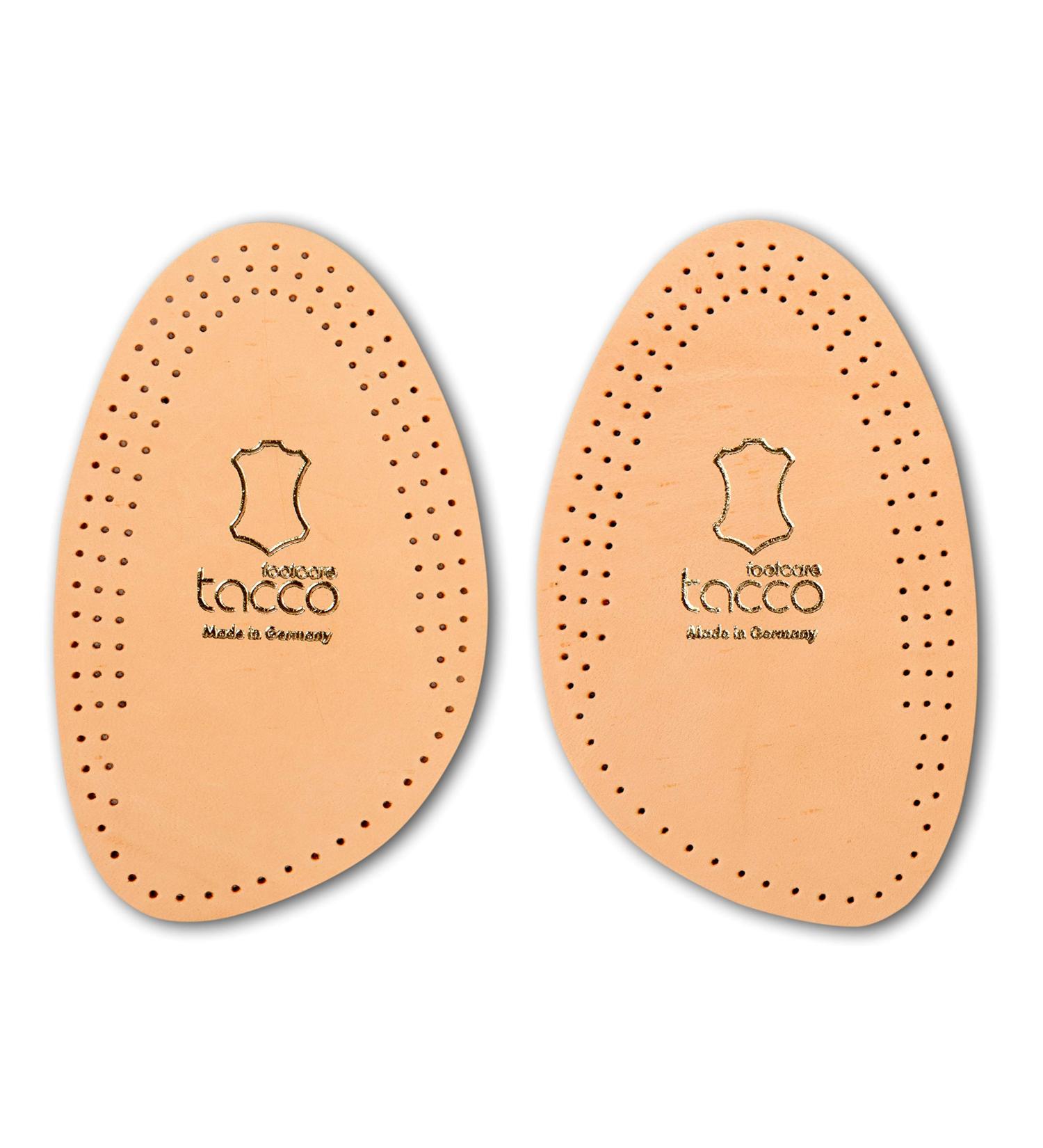 Tacco Luxus Light Leather Forefoot Insoles - Ball of Foot Cushions for Men and Women (Size 37-38 EUR/US L6-L7) - Buy Online on GoSupps.com