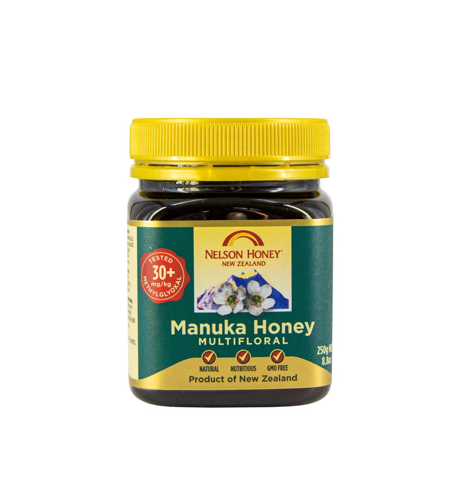 Nelson Honey New Zealand Manuka Honey (30+) 250g - Pure and Authentic | Pack of 1 - Buy Online on GoSupps.com