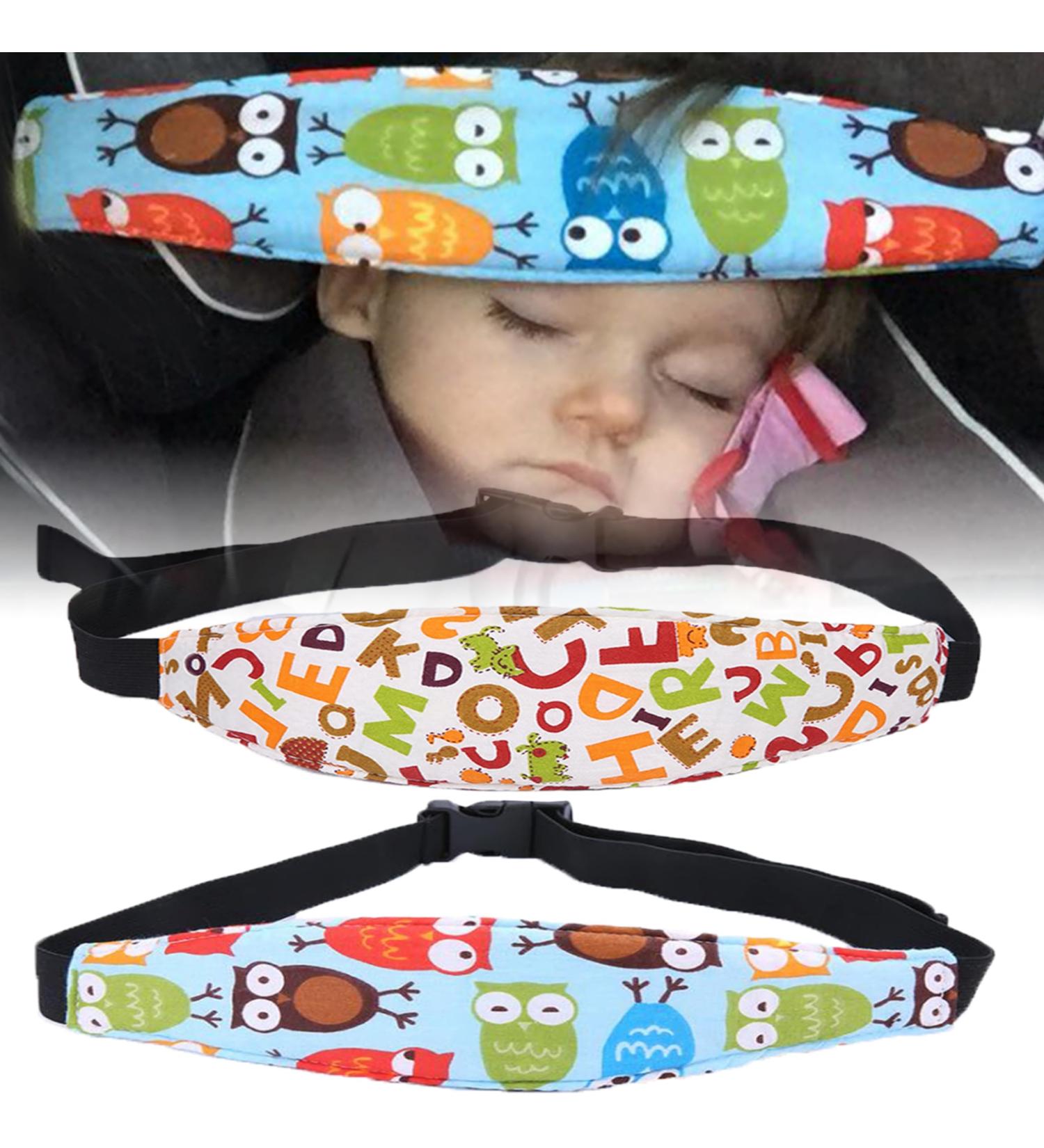 MINGZE 2 Pcs Baby Kids Safety Head Support Seat Belt - Neck Protection & Sleep Aid for Stroller and Car Seat - Buy Online on GoSupps.com