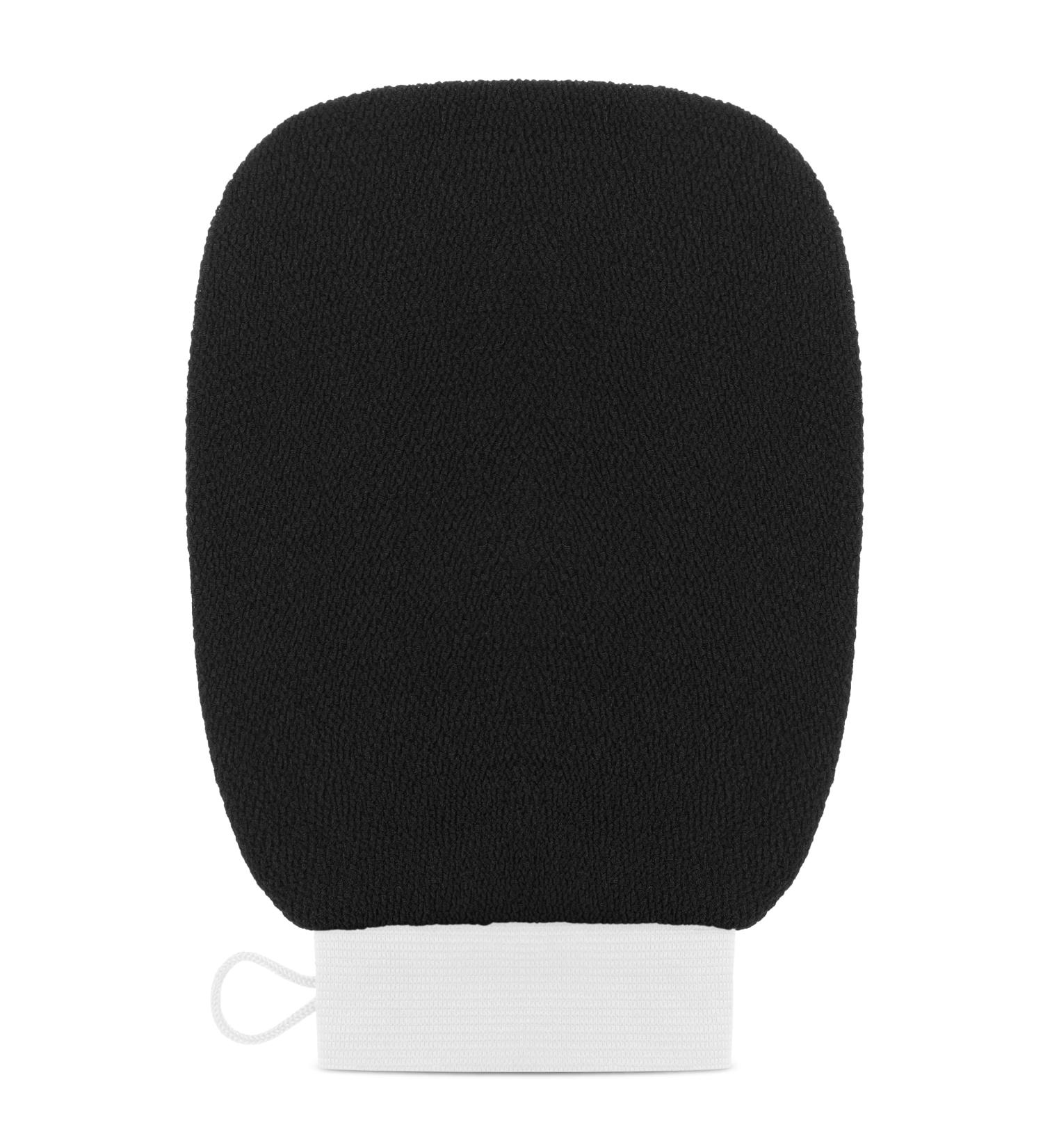 Valitic Exfoliating Glove for Body - Korean Style Bath Mitt for Smooth Skin - Men & Women - Single Black White - Buy Online on GoSupps.com