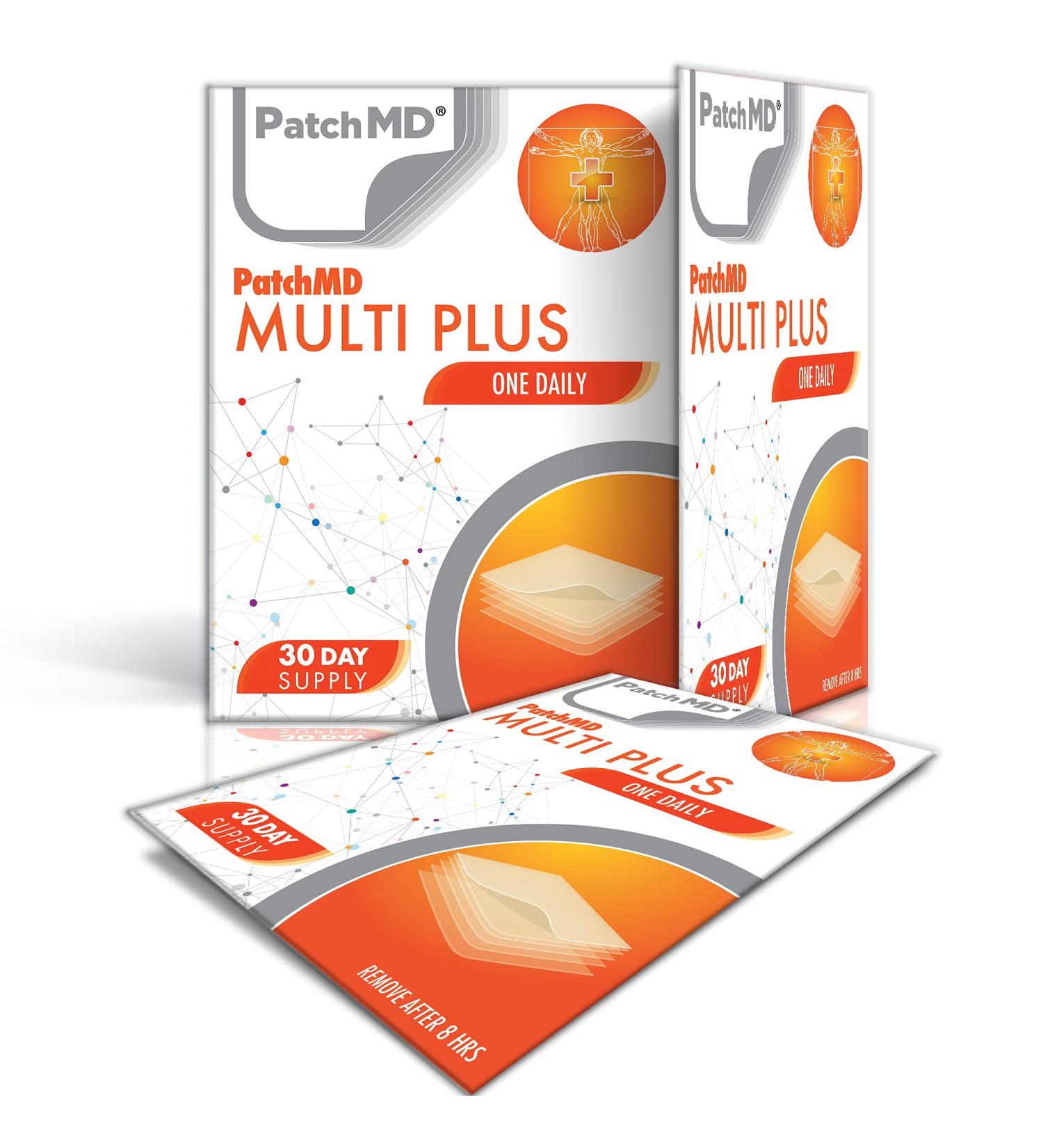 PatchMD Multivitamin Plus Topical Patch - 30 Day Supply (30 Patches) - Buy Online on GoSupps.com