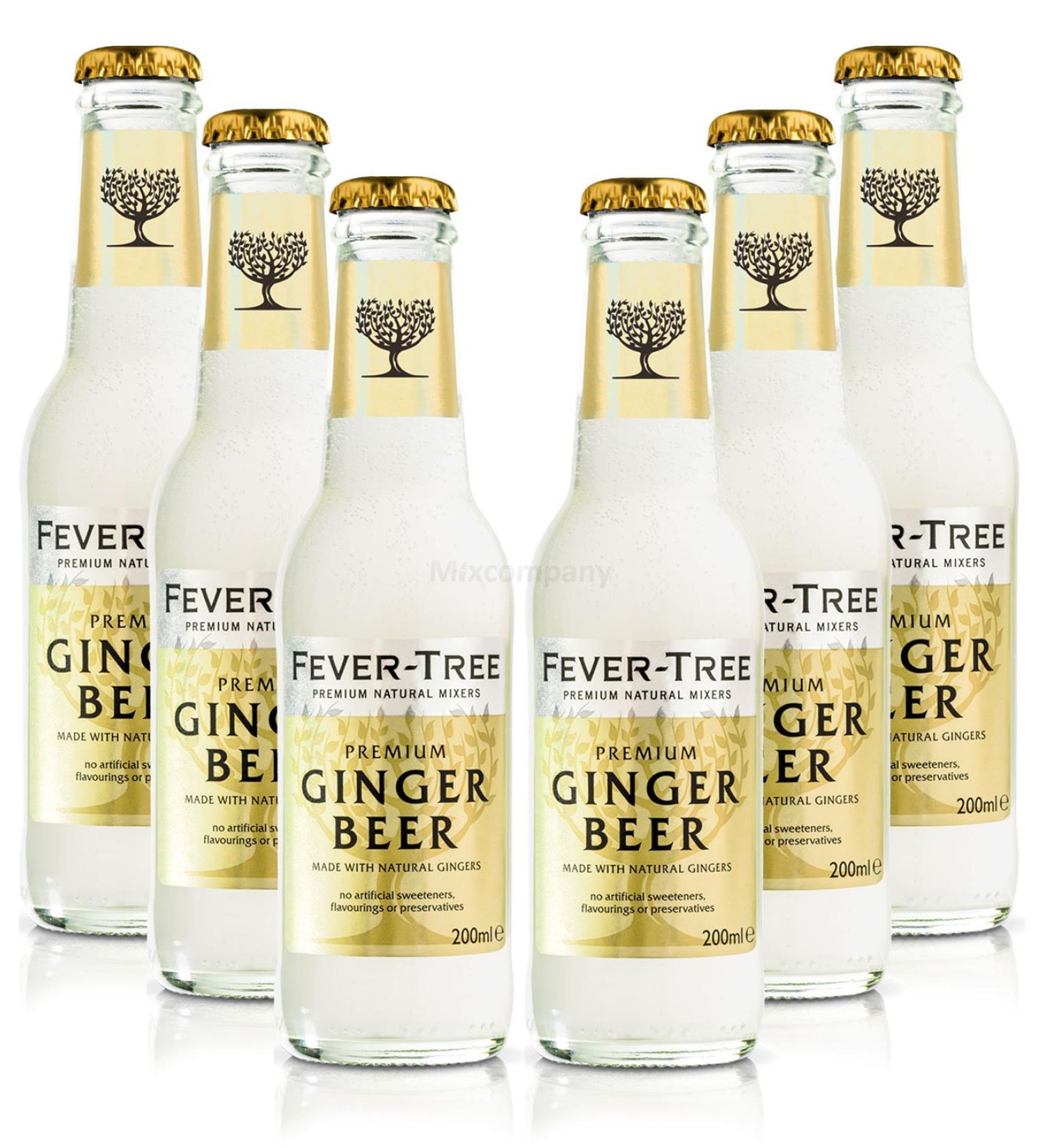 Fever-Tree Ginger Beer - 6x200ml 1200ml - Incl. deposit REFILLABLE