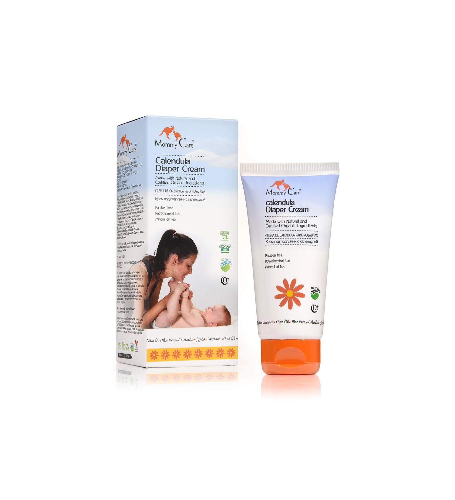 Mommy Care Organic Baby Diaper Rash Cream - Calendula Natural Organic Gentle Baby Diaper Cream Paste 80ml/2.7oz Soothing  Prevents Rash for Newborn Babies Infants & Toddlers 2.7 Ounce - Buy Online on GoSupps.com