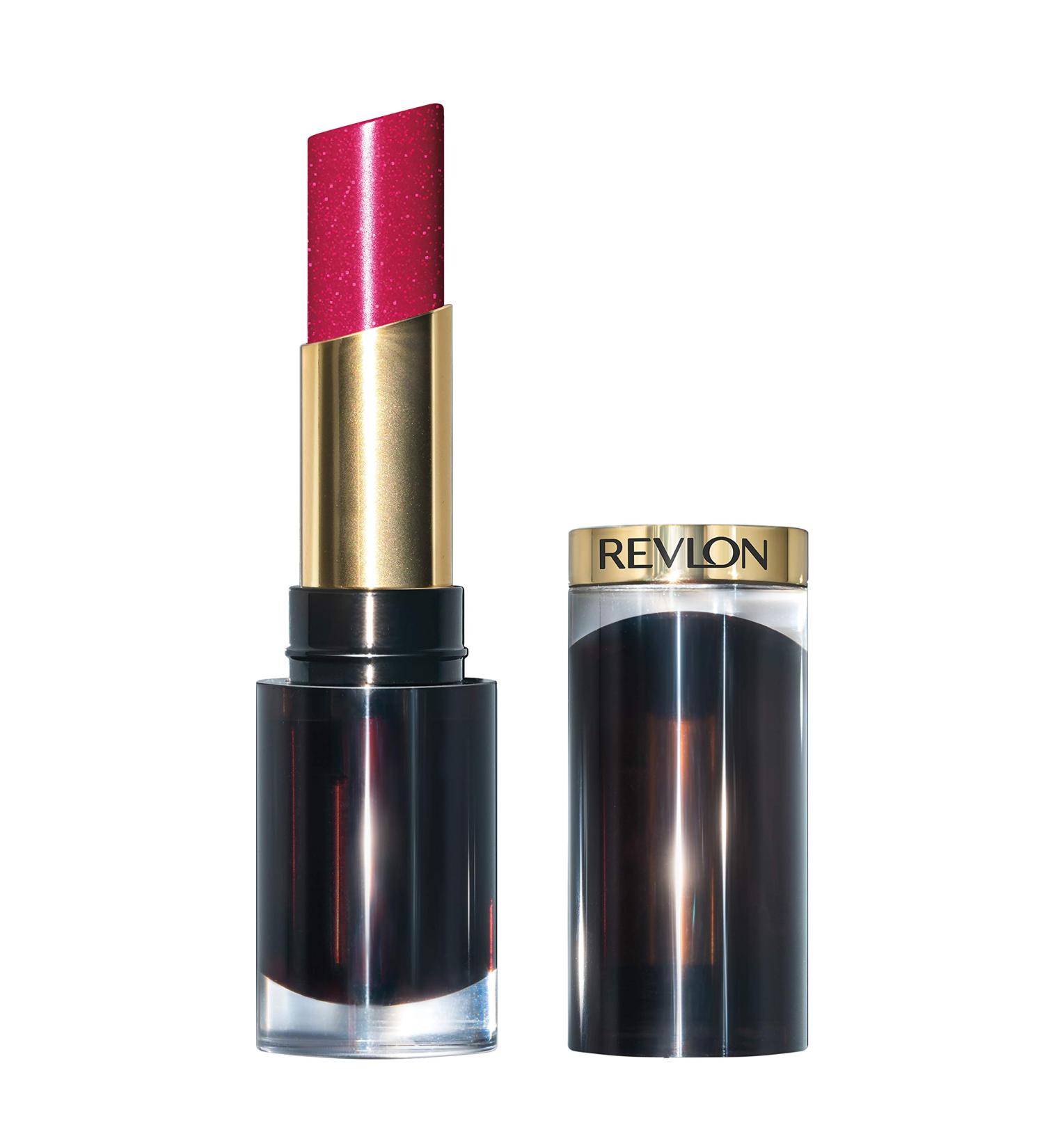 REVLON Super Lustrous Glass Shine Lipstick Love Is On 017 - 0.15 oz Moisturizing Lip Color with Aloe, Hyaluronic Acid, and Rose Quartz - Long-Lasting Lipstick for Flawless Shine - Buy Online on GoSupps.com