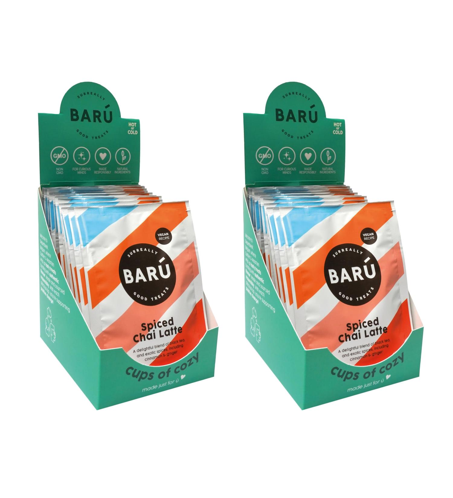 Bar Spiced Chai Latte 24 sachets x 20g Pr paration instantan e au th noir cannelle & pices Vegan naturel sans ar mes artificiels Fait main en Belgique - Buy Online on GoSupps.com