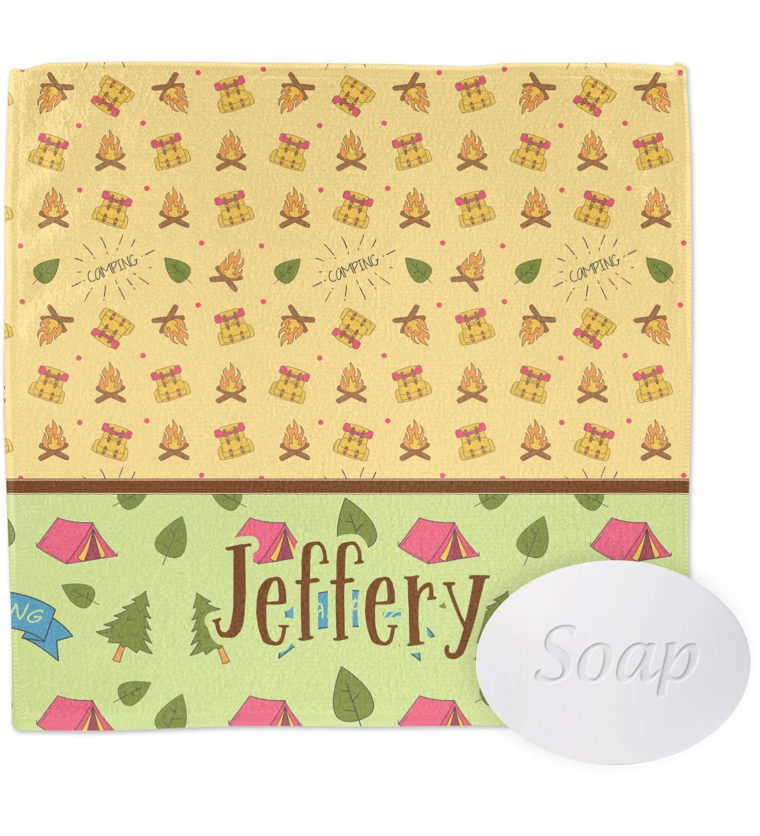 YouCustomizeIt Personalized Summer Camping Washcloth