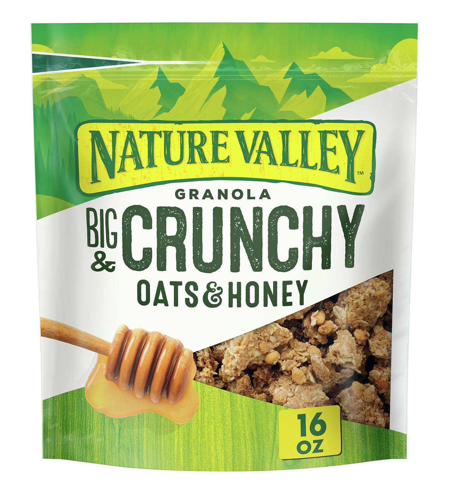 Nature Valley Oats & Honey Granola Cereal - 16 oz | Crunchy Breakfast Option - Buy Online on GoSupps.com