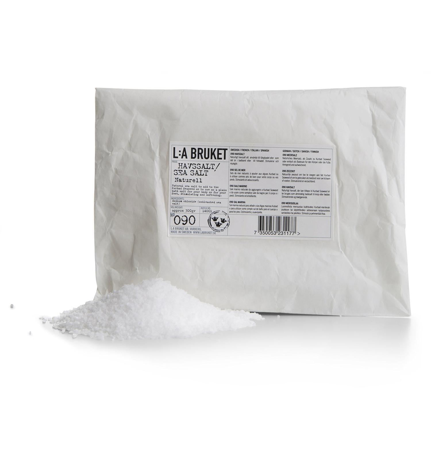 L: A bruket No. 90 Sea Salt 300 g