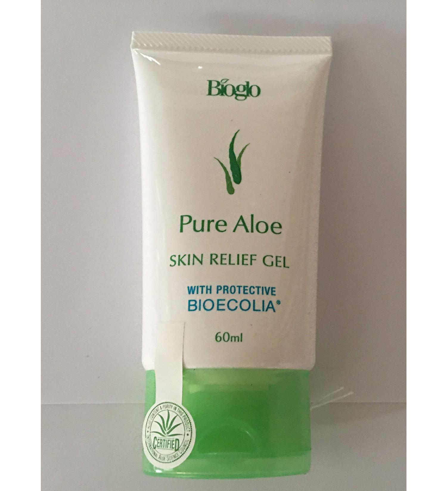 Bioglo Pure Aloe Skin Relief Gel With Protective Bioecolia
