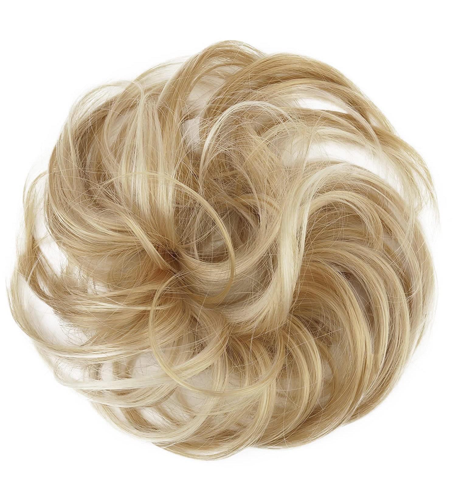 CAISHA PRETTYSHOP Synthetic Hair Scrunchie Updo Slightly Wavy Blond Mix G30B 86AH613 - Buy Online on GoSupps.com