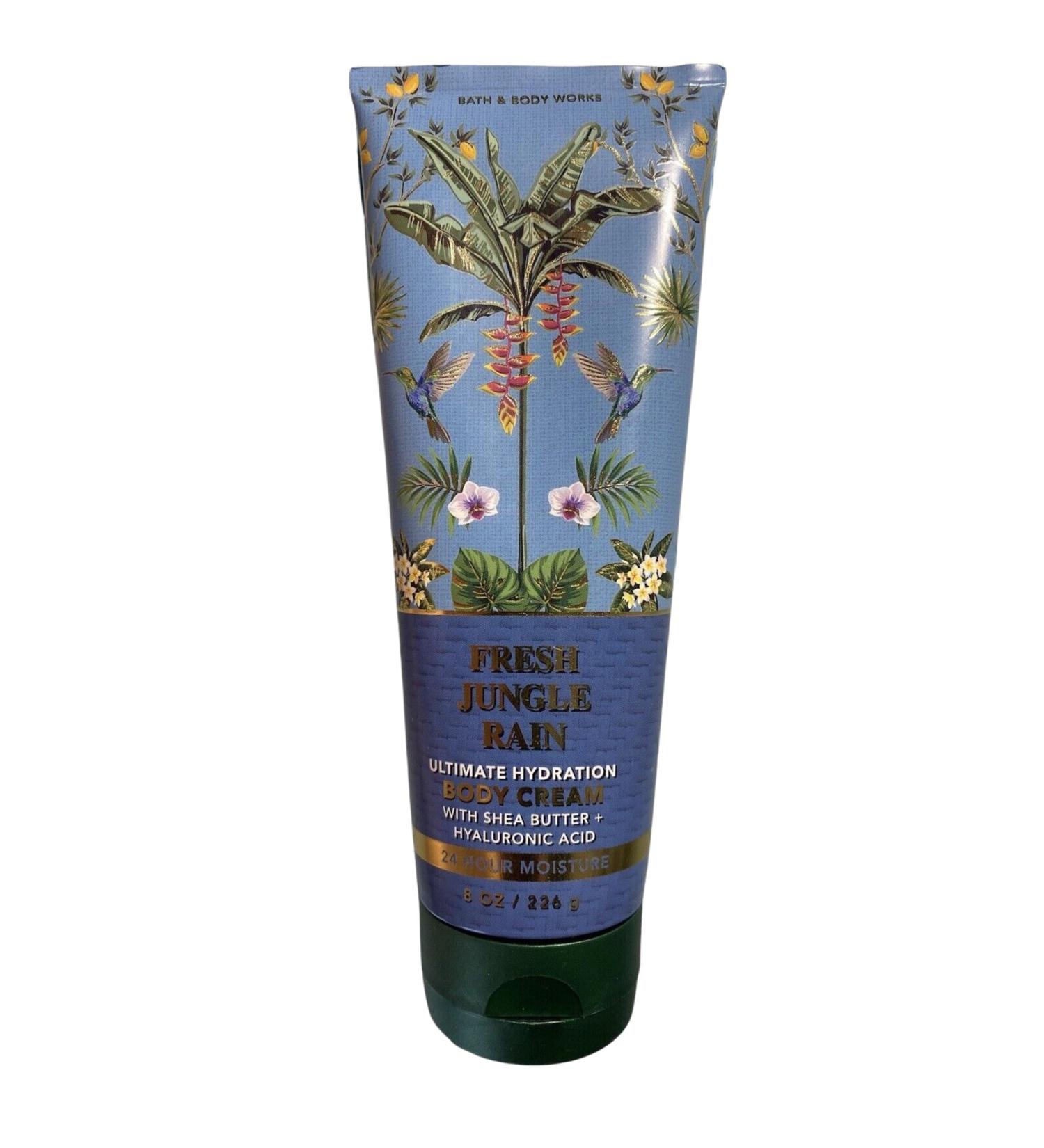Bath & Body Works Fresh Jungle Rain Ultimate Hydration Body Cream 8oz/226g